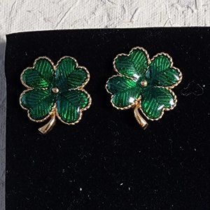 Avon Lucky Clover Earrings